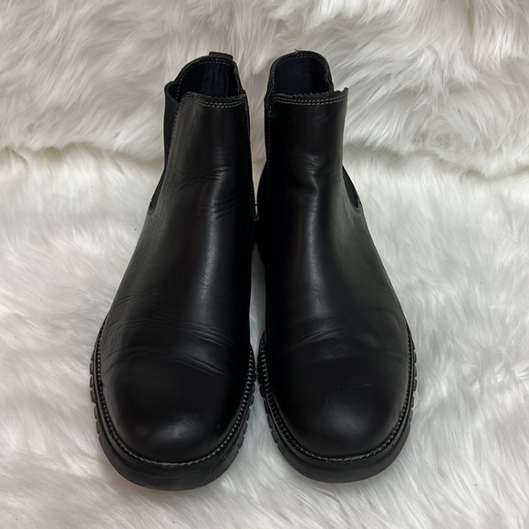 Cole Haan Black Leather Chelsea Boots